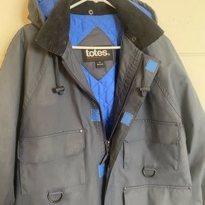 90s Blue Raincoat